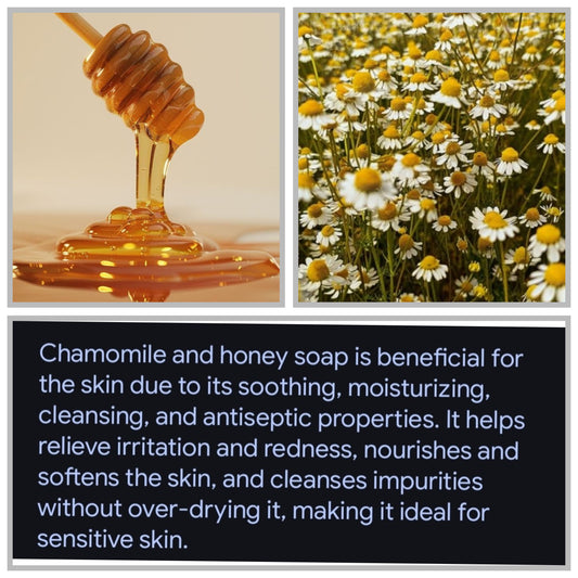 Chamomile & Honey Soaps Trio