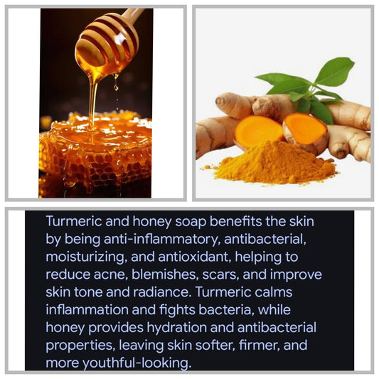 Turmeric & Honey Soaps Trio