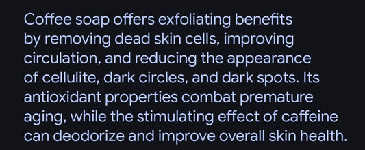 Coffee exfoliating Soaps